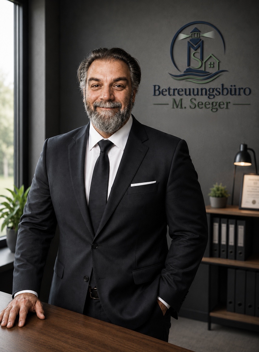 Matthias Seeger im Betreuungsbüro